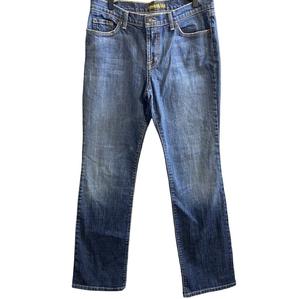 𝅺david KAHN Jeans Size 10 Medium Wash Denim Boot Cut Medium Rise